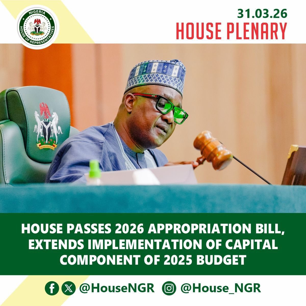 Nigeria House of Representatives tweet media