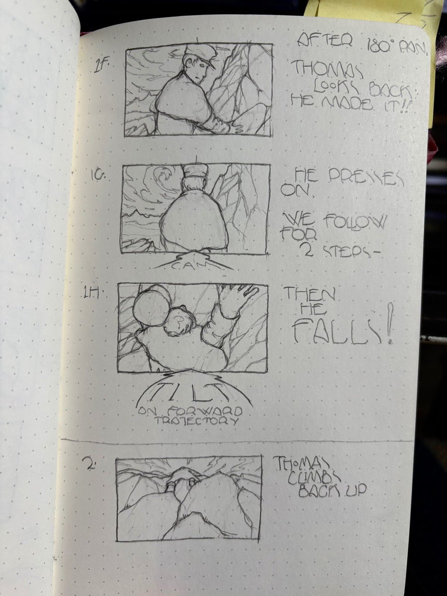 Jarin Blaschke shares a scene from Nosferatu they never shot. Unlike other storyboards I’ve posted these were drawn by Jarin himself.