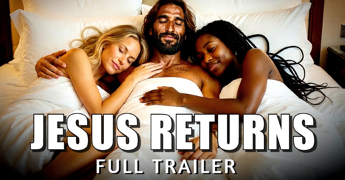 Jesus_Returns29's tweet photo. EASTER 2026 PRESS RELEASE:

AI-Produced Trailer Debuts for Controversial Independent Film 'Jesus Returns,'

https://t.co/Gc4yaKbMXg