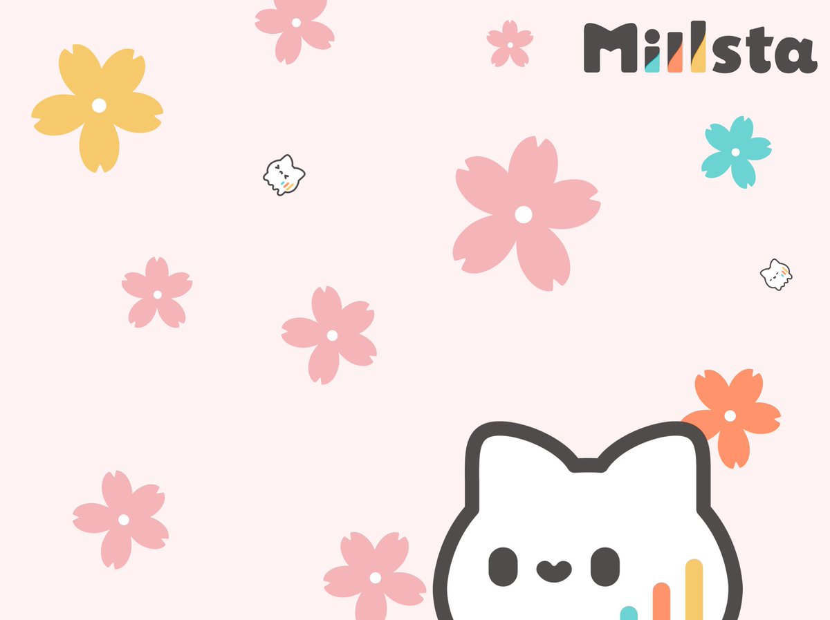 Millsta_jp's tweet photo. すっかり春だね🌸
今日から社会人のみんながんばろうね🎉
学生のみんなは新学期や入学楽しみにしてるかな？ https://t.co/ItVpTmtatW