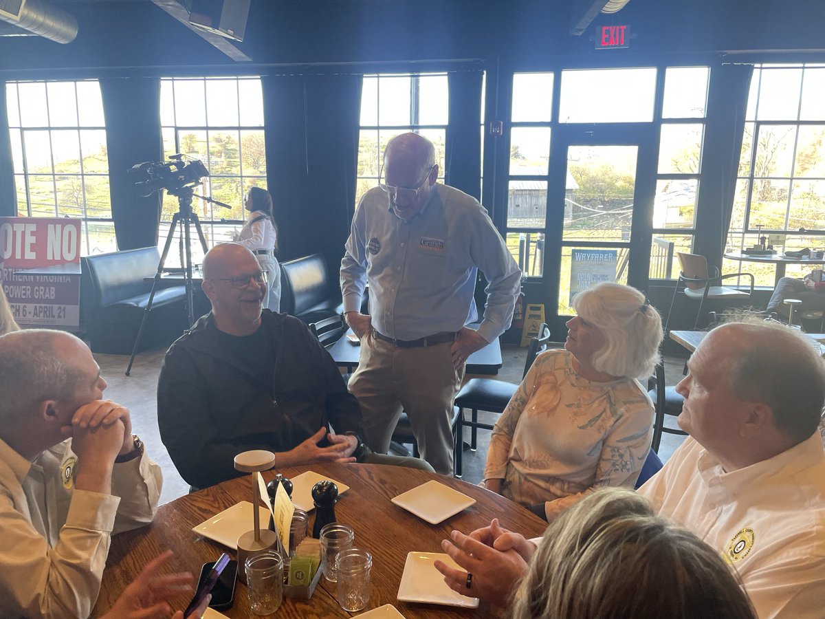 MorganGriffith's tweet photo. Lots of southwest Virginians turned out in Tazewell for a GOTV rally. They are excited to Vote No on April 21st! @VA_forFairMaps https://t.co/abG1oh1w8W