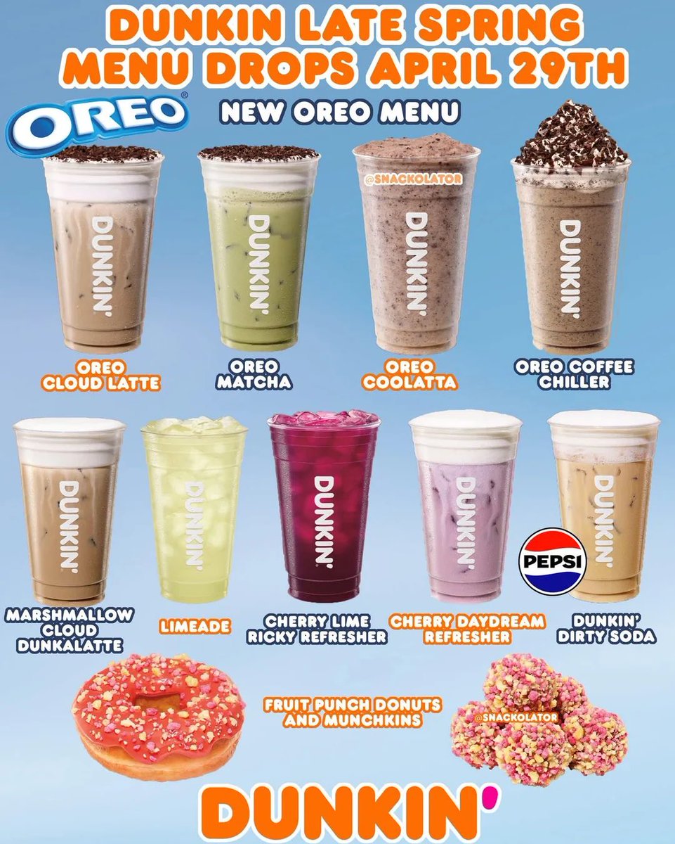 lake_corp's tweet photo. We here at Lake Corp are proud to announce that @dunkindonuts is FINALLY bringing back Oreo Swirl. This is a monumental moment for us. As you know, we have been single handedly posting the hashtag #BringBackOreoSwirl for years now and the day has finally come. You’re welcome! https://t.co/pZvwPchSjU
