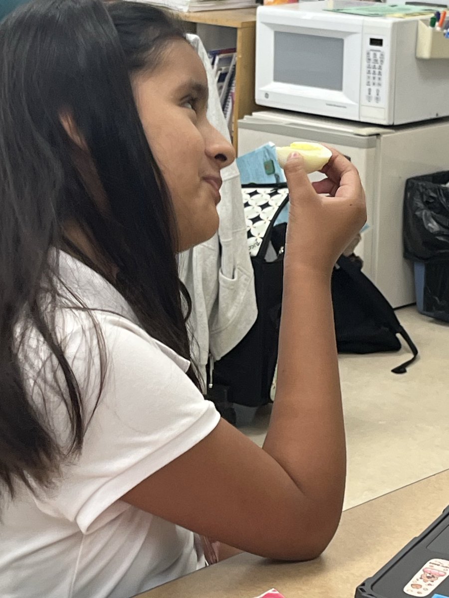 MarsiaTucci's tweet image. I made some brain power food for my 4th grade students for Florida state testing.  They gobbled up the hard boiled eggs #protein #health @DebyMcNichols @Instr_sup @anaarce99 @mariabishop4 @doctorkiltz @EducationFL @ParticipateLrng @WIDA_UW @FreebirdsShire @jacobmartinn7 @561Sdpbc