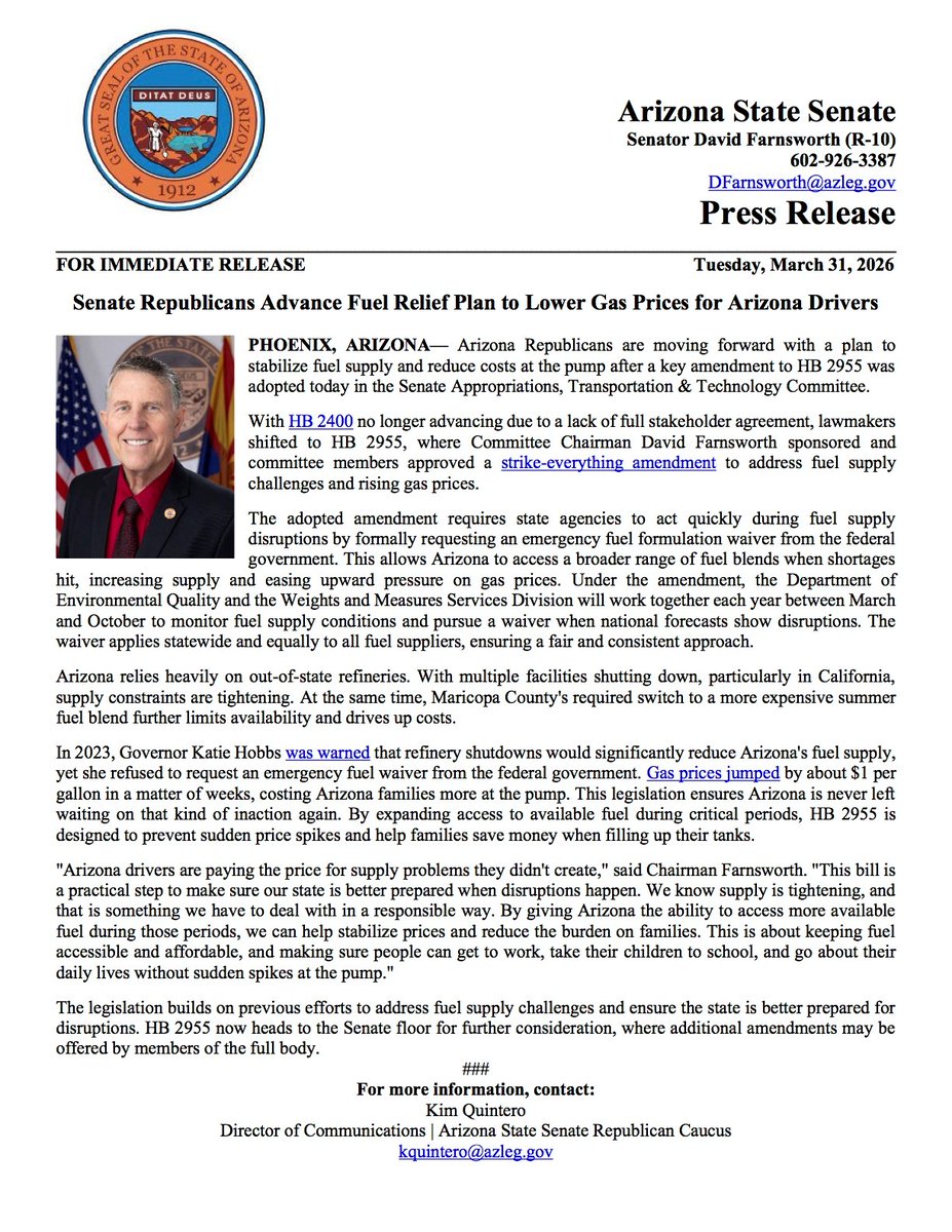 AZSenateRepublicans tweet media