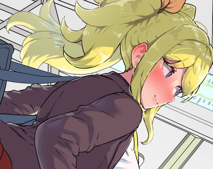 pixivFANBOX,fantiaで支援者さま向け限定イラスト更新しました。今回は単発で久々に金髪ツインテの福栖さん。新年度にちなみ彼女の春の通学のようす……? な1枚です。どうぞよろしくお願い申し上げます! 次回更新は4月3日ごろ、「++」以上支援者さま向けに「TIPS」を更新予定です。お楽しみに!