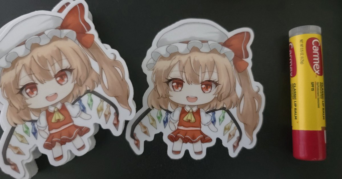 Sneak peek of Flandre stickers I will be selling in a few months!