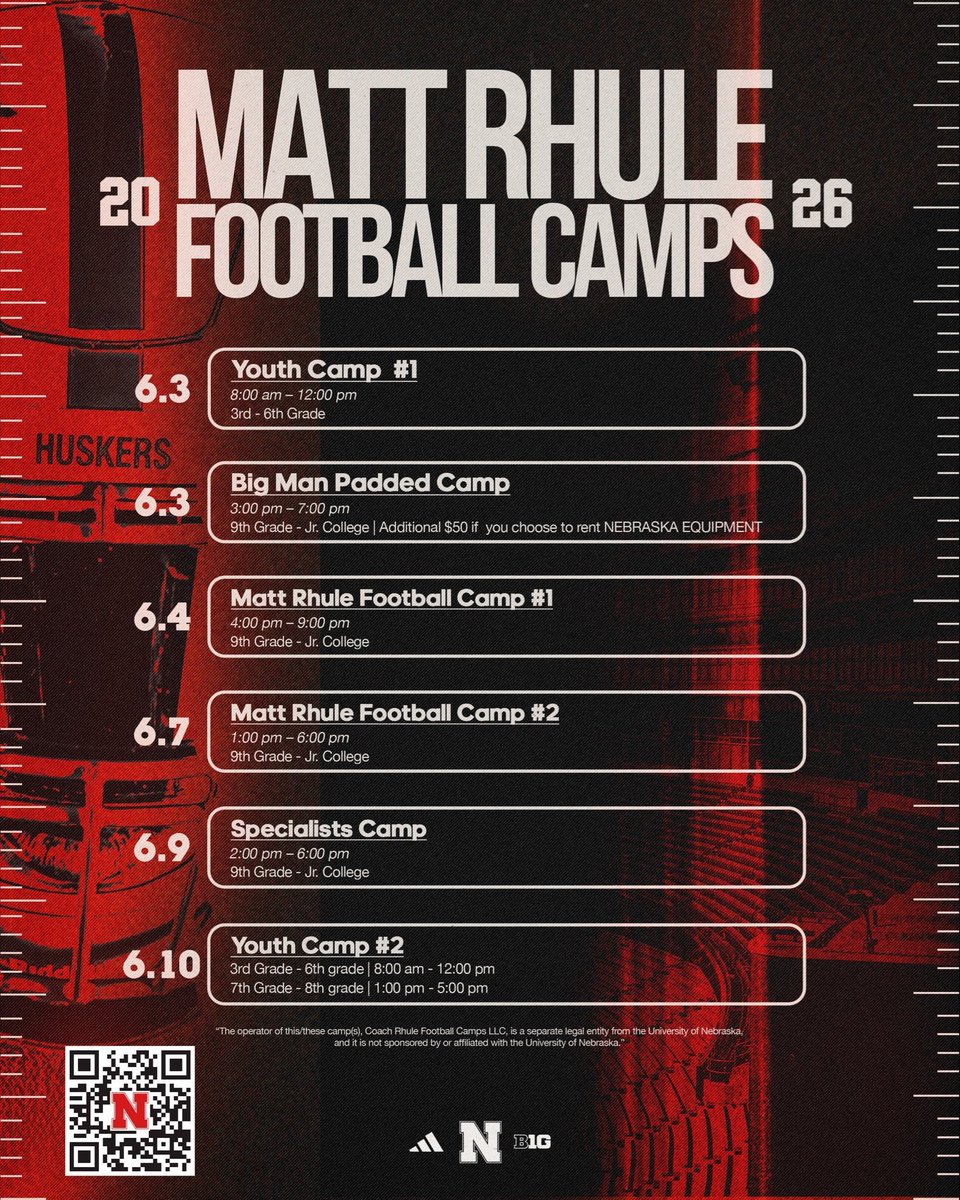 Thanks <a href="/HuskerFootball/">Nebraska Football</a> for the invite! <a href="/CoachMattRhule/">Matt Rhule</a> <a href="/_CoachGThomas/">Coach Thomas</a> <a href="/Holgorsendana/">Dana Holgorsen</a> <a href="/CoachMattPearce/">Matt Pearce</a> <a href="/s_kwilli32/">Keith Williams</a> <a href="/antj0hnsonNU/">Anthony Johnson</a> <a href="/HikeDevon/">Devon Hike</a> <a href="/CoachTRich4/">Taylor Richards</a> <a href="/Husker247BC/">Brian Christopherson</a> <a href="/RobinWashut/">Robin Washut</a> <a href="/mitchsherman/">Mitch Sherman</a> <a href="/swmckewonOWH/">Sam McKewon</a> <a href="/BrandonHuffman/">Brandon Huffman</a> <a href="/Andrew_Ivins/">Andrew Ivins</a> <a href="/MikeRoach247/">Mike Roach</a> <a href="/Sean_Callahan/">Sean Callahan</a> <a href="/iKalebHenry/">Kaleb Henry</a>