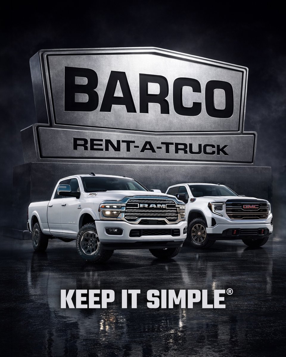 Barco makes it easy to scale your fleet with brand new work ready 4x4 crew cab trucks without the locked in expense of buying.

Get a quote: barcotrucks.com/get-a-quote?ut…