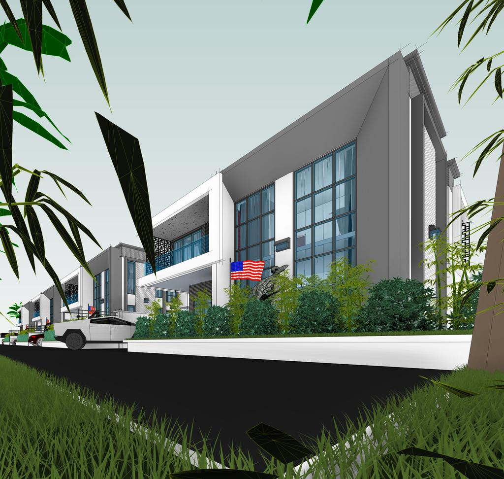 _iamgr3gry's tweet image. 🕸️
- PROJECT PEDRO.

A 4-Unit Development of 4-Bedroom Fully Detached Duplexes.

#architecture #revit #design #archiviz #duplex #construction