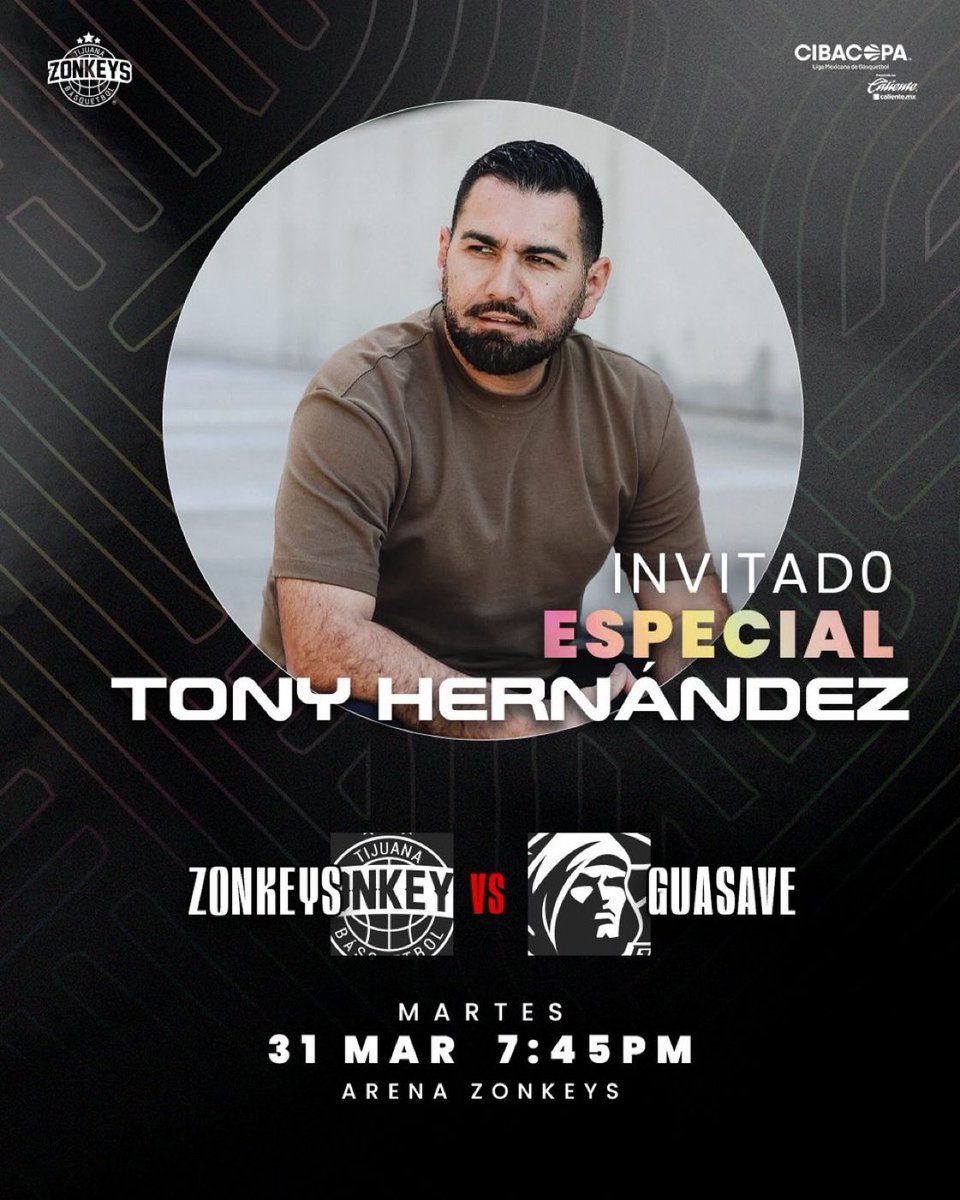 Zonkeys_US's tweet photo. A striped guest!🦓 Welcome home, Tony🖤🤍

🎟Get your tickets at https://t.co/dnyHCP5LV5 and Zonkeys Arena ticket offices: https://t.co/DSFCGWHQDa…

#PasadosDeRayas #SomosZonkeys https://t.co/NjqN6pnQZP