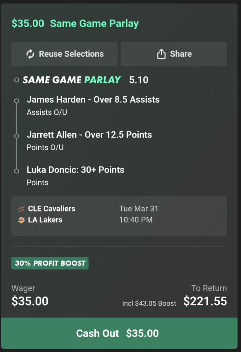 Parlay Supremacy tweet media