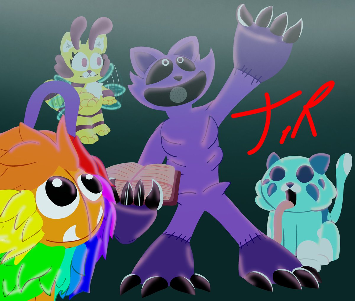 GullLooped97463's tweet image. Asi fue como catnap convencio a el resto no tengo pruebas ni dudas

Catnap: "El prototipo bajo y dijo "Que se haga la The Hour Of Joy"

#PoppyChapter3 #poppyplaytime4 #poppyplaytime #catnap #yarnaby #catbee #candycat