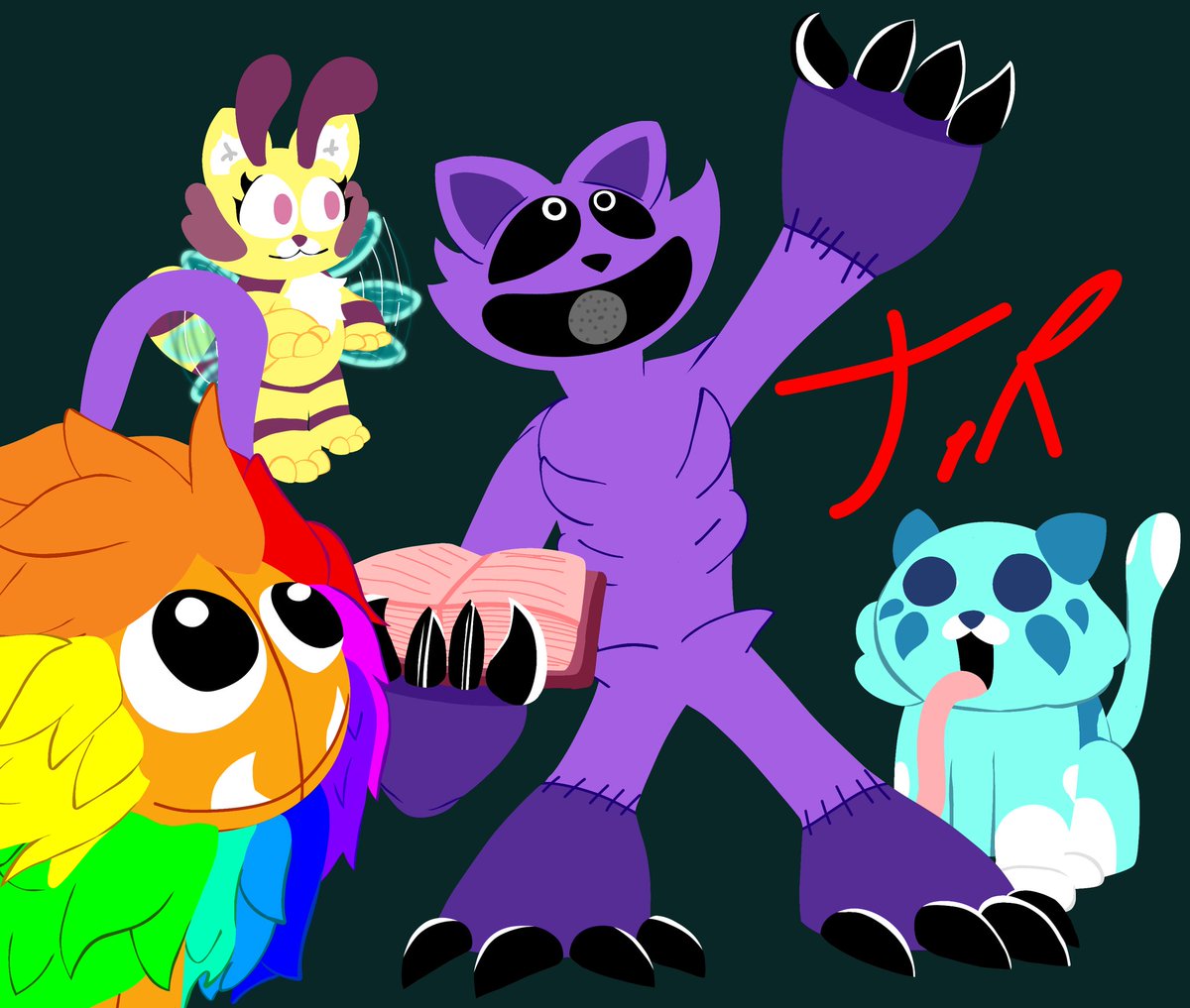 GullLooped97463's tweet image. Asi fue como catnap convencio a el resto no tengo pruebas ni dudas

Catnap: "El prototipo bajo y dijo "Que se haga la The Hour Of Joy"

#PoppyChapter3 #poppyplaytime4 #poppyplaytime #catnap #yarnaby #catbee #candycat