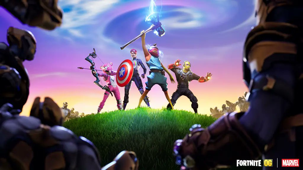 BackersGamesF's tweet photo. FORTNITE OG SEASON 8 LAUNCH TOMORROW 

Here is everything you need to know:

NEW OG PASS
"A throwback to the classic Season 8 Battle Pass characters, look the part for a treasure hunt with three new Outfits. The first Outfit, Synthesis, is unlocked right away when you purchase the OG Pass or get it with Fortnite Crew."

MARVEL x FORTNITE OG
"Marvel: Endgame limited-time mode returning April 3 at 9 AM ET. Drop into a 16v16 clash, gear up with Avengers items, and stop Thanos and his Chitauri before they collect all six Infinity Stones."

UPDATED LOOT POOL
• Treasure Map - Will lead you to a buried treasure chest complete with a Chug Jug and Legendary weapon.
• Pirate Cannon - Launch yourself or a teammate like a cannonball, great for breaking builds. Ready, aim, fire!
• Flint-Knock Pistol - One of the true OGs is back! The force of your shot will send you and your target flying back like ships in the night.
• Impulse Grenades
• Boogie Bomb
• Rift-to-Go
• Hunting Rifle
• Bandages
• Med Kits
• Apples
• Mushrooms
• Small Shield Potions
• Shield Potions
• Slurp Juice
• Chug Jugs
• Assault Rifles
• Suppressed Assault Rifles
• Heavy Assault Rifles
• Scoped Assault Rifles
• Thermal Scoped Assault Rifles
• Pistols
• Suppressed Pistols
• Hand Cannons
• Dual Pistols
• Scoped Revolvers
• Suppressed Submachine Guns
• Compact SMGs
• Pump Shotguns
• Tactical Shotguns
• Heavy Sniper Rifles
• Suppressed Sniper Rifles
• Grenade Launchers
• Rocket Launchers
• Miniguns
• Clingers
• Balloons
• Bushes
• Cozy Campfires
• Dynamite
• Itemized Glider Redeploy
• Stink Bombs
• Supply Llamas
• Mounted Turrets
• Port-A-Bunker (Zero Build-only)

"Look out for more items like The Baller unlocking later in the Season."

#Fortnite