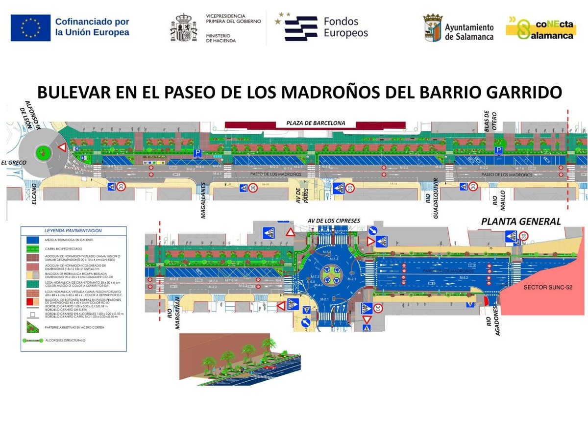 LeonProyecta's tweet photo. Mientras Salamanca reforma avenidas plantando árboles, aquí aún entendemos que "regar los árboles cuesta dinero".
¿Tan dificil es? ¿Es necesario que el urbanismo leonés sea tan horrendo? https://t.co/yGz1NNbSNs