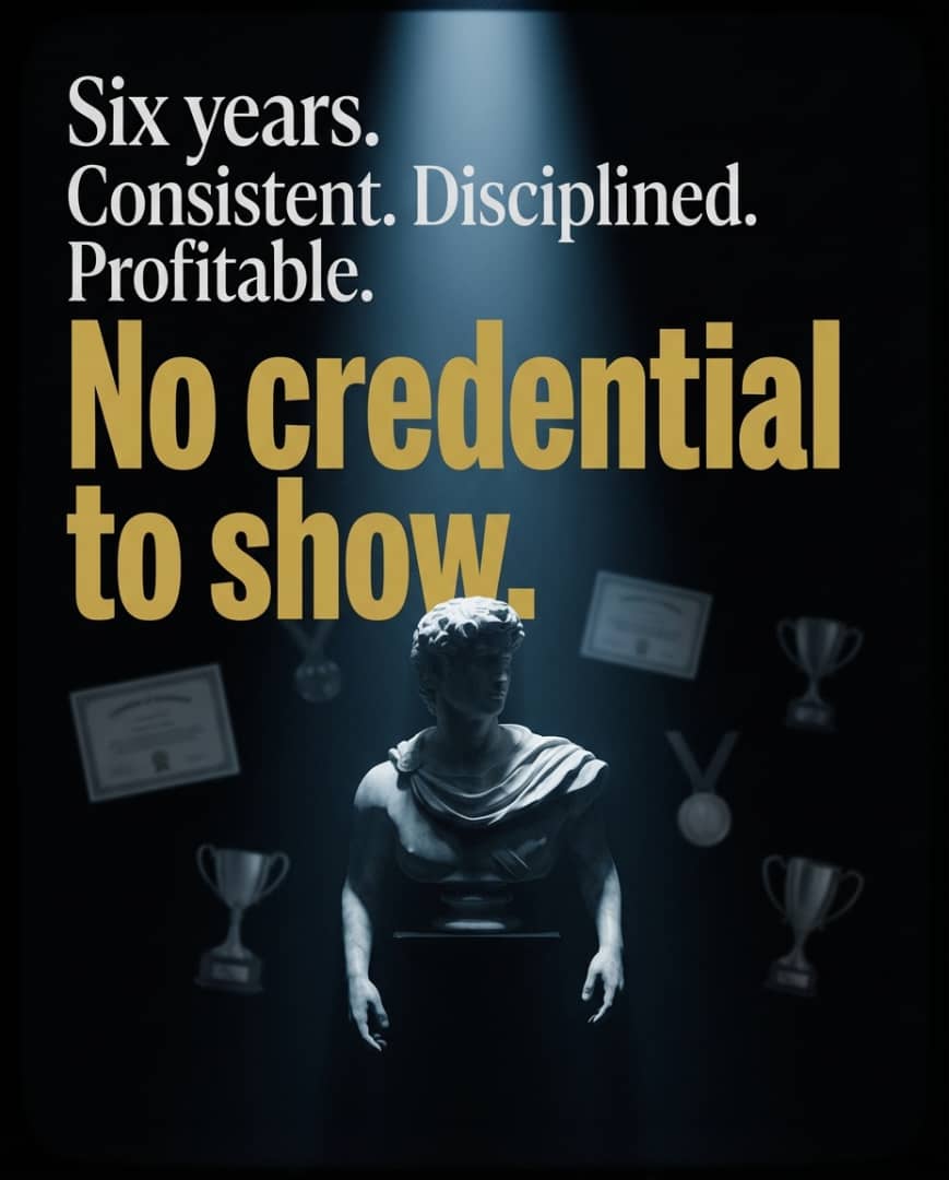tea__global's tweet photo. From The elite trader who made history  to they average trader who broke a record, they both have  nothing to show for it.
No record. No credential. No verification.
Just a screenshot that nobody believes.
Note : this is a thread keep up. 🧵👇
#TradingEducation #TradingJourney https://t.co/i7sqjEpmbT