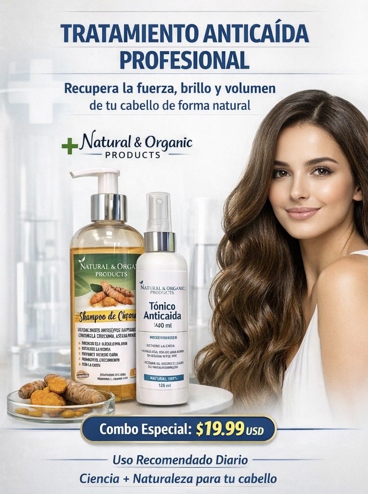 IvanCevallosC19's tweet photo. Lo primero y lo lógico cuando hay Alopecia es detener la Caída! Sin Químicos.
Realiza tu pedido al 0978831045
#Alopecia #ShampooDeCurcuma #TonicoAnticaida #Organico #Ecuador https://t.co/8Il7pwCmfY