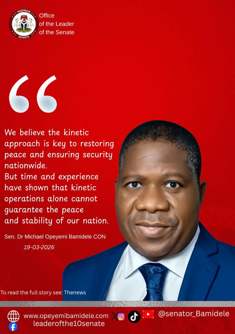 Michael Opeyemi Bamidele, CON tweet media