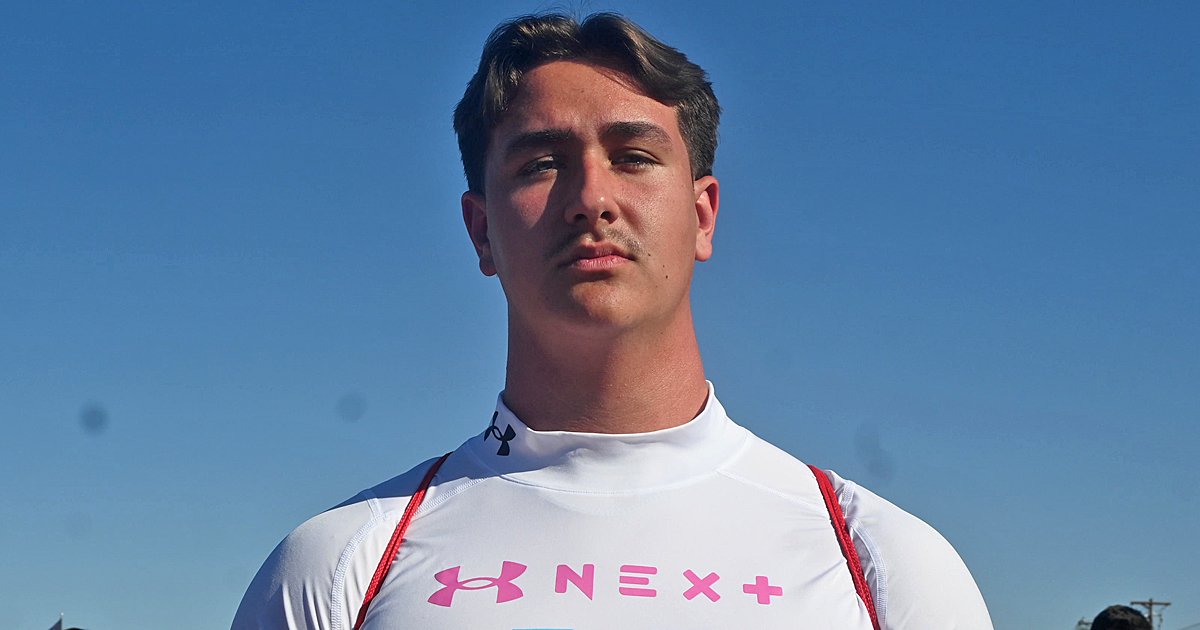 BrandonHuffman's tweet photo. INTEL: One of Arizona's top OL prospects has four official visits locked in across three different conferences

Multiple programs are making serious pushes for Peoria (Ariz.) Centennial offensive lineman Benjamin Lowther and he just checked out another Big 12 school. 
View: https://t.co/dfstIwPHBu