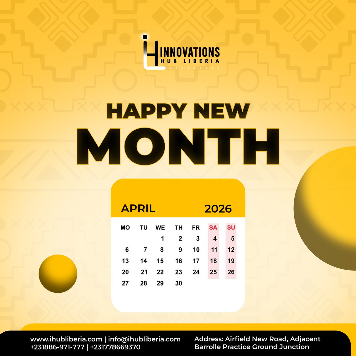 ihublib's tweet photo. New month, new code. 💻 April is the perfect time to pivot into tech and claim your spot in the digital economy. Whether it's Web Dev or Data Admin, the time to start is now.

🔗 Register here: https://t.co/8gmwMMh7mO 

#TechLiberia #InnovationsHubLiberia #AprilGoals https://t.co/4NBnvpbWeR