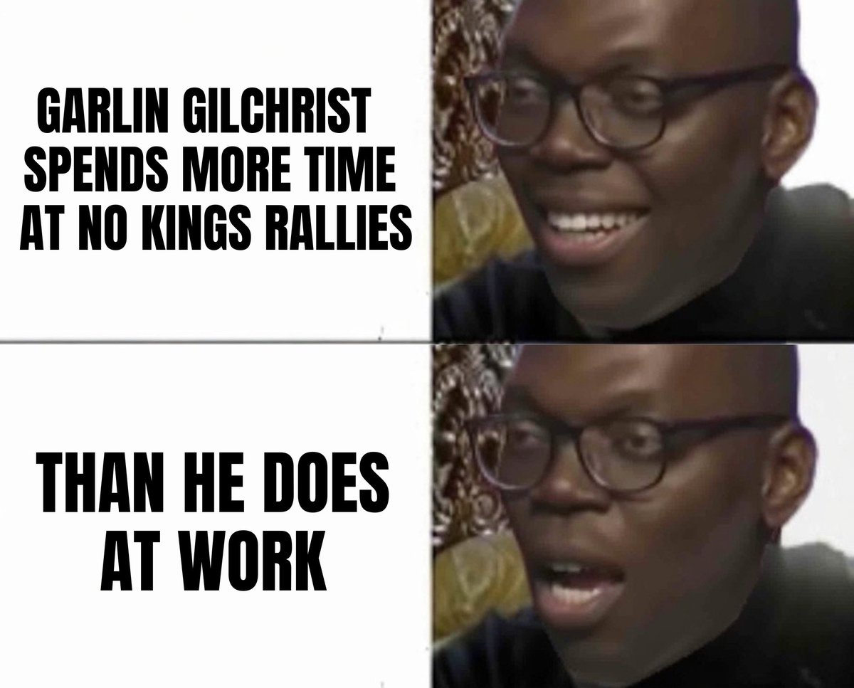 PatriotPostGirl's tweet photo. Left-wing activist Garlin Gilchrist, who’s running to be your next S.O.S., would rather spend his time at progressive protests than worry about Senate session attendance. He missed 94% of work last year and now he thinks bragging about going to rallies will further his political career.