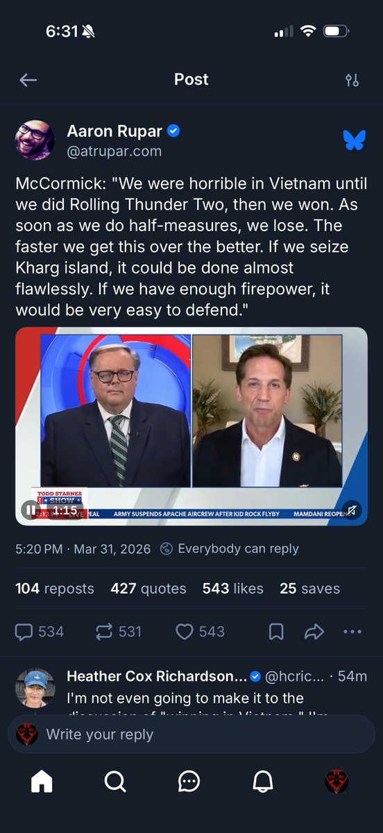 Blackomen9's tweet photo. @RepMcCormick Hey fucktard, we didn’t win Vietnam! Holy fuck why are you so dumb!???? https://t.co/nrxCLJnDIa
