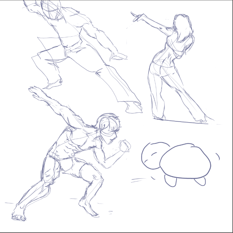 amonthehero's tweet photo. Gesture drawing practice hella rusty https://t.co/KUacuCYbVR