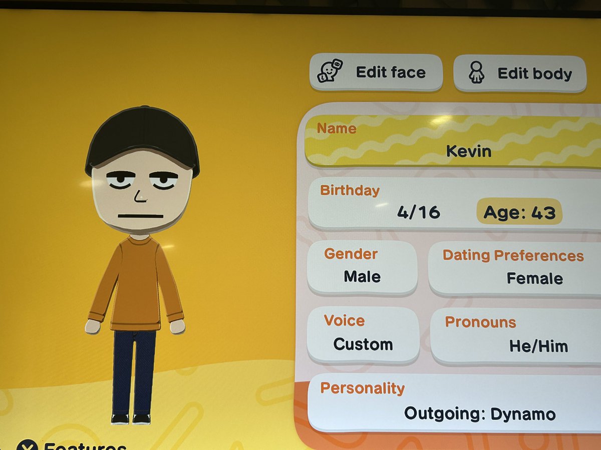 BazileDemons's tweet photo. This is Kevin Spencer in tomodachi life #tomodachi https://t.co/kMcy3KlOcr