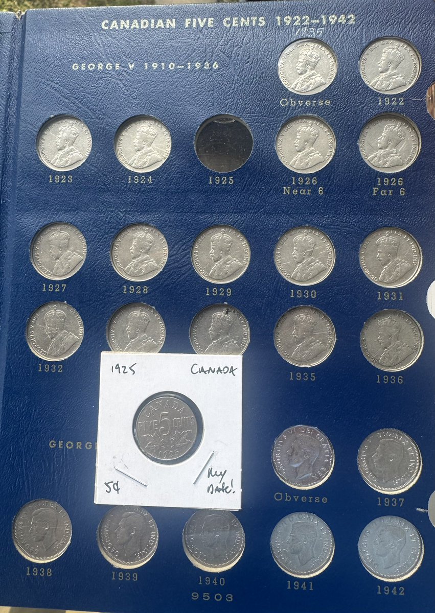 HessenCapital's tweet image. I may be a simple man, but this is so satisfying!
My Canadian Nickel album is complete
#numismatics