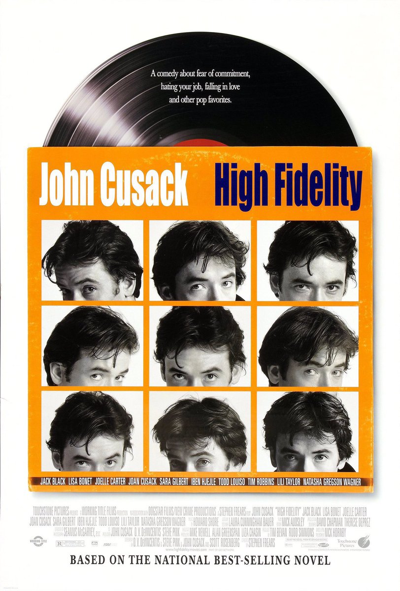 FilmNewsNos's tweet photo. 🎬MOVIE HISTORY: 26 years ago today, March 31, 2000 the movie ‘High Fidelity’ opened in theaters!
#JohnCusack #IbenHjejle #JackBlack #ToddLouiso #CatherineZetaJones #LisaBonet #SaraGilbert #LiliTaylor #JoanCusack @TimRobbins1 #JoelleCarter #NatashaWagner @DrakeBell https://t.co/TYEbye8CKK