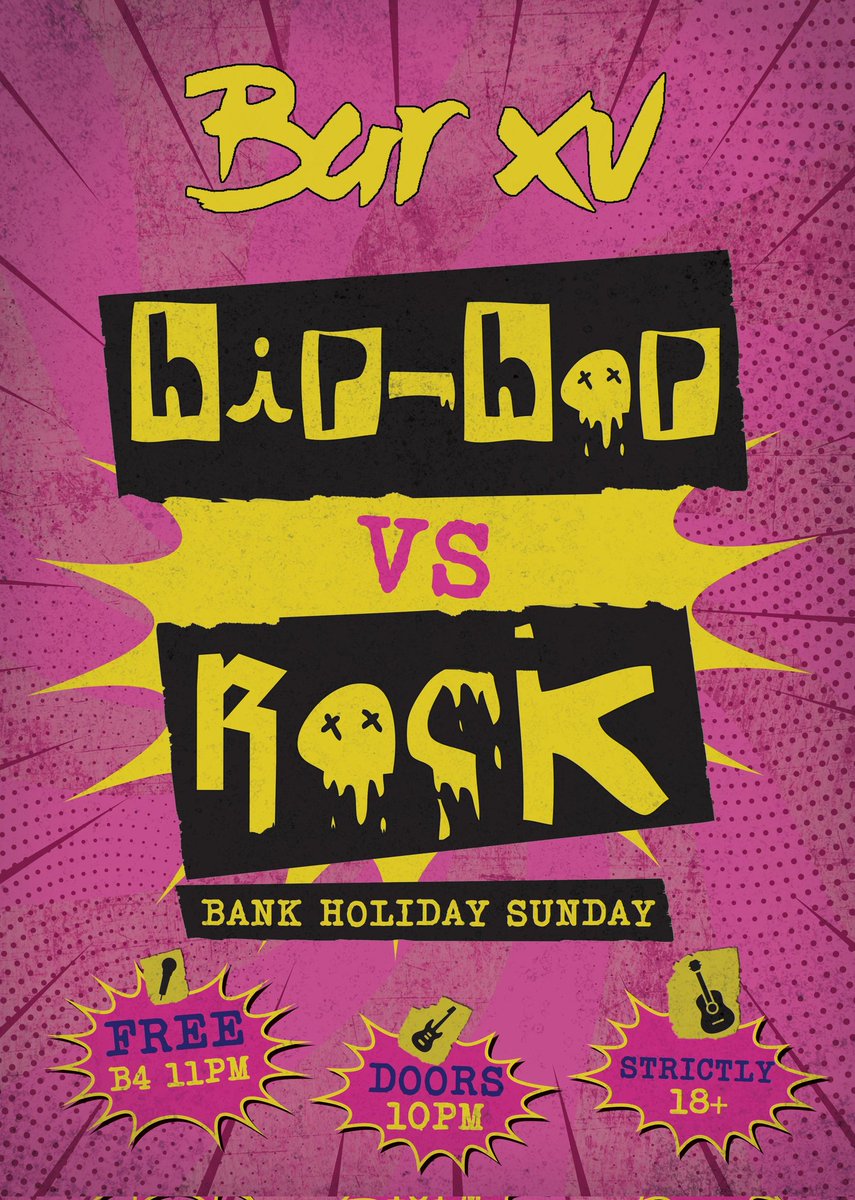 peppexv's tweet photo. Back on the decks this #BankHolidaySunday π€
#Rock vs #HipHop at #BarXV
Leather jacket on, Jack ready π₯πΈ https://t.co/NUHJnpwTlJ