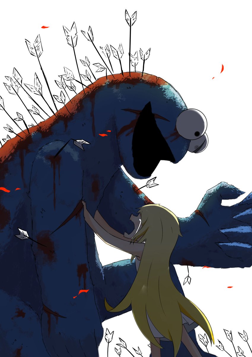 drawingacc42's tweet photo. "What's the Cookie Monster without cookies?"
"Just a monster?"
"No, a hero"

Finally here with the final day of Promptathon
It was the goddamn muppet prompt again, I honestly don't like this one
But I think I like what I made for it
https://t.co/nCtKCQVvyw https://t.co/6zScakDNG1