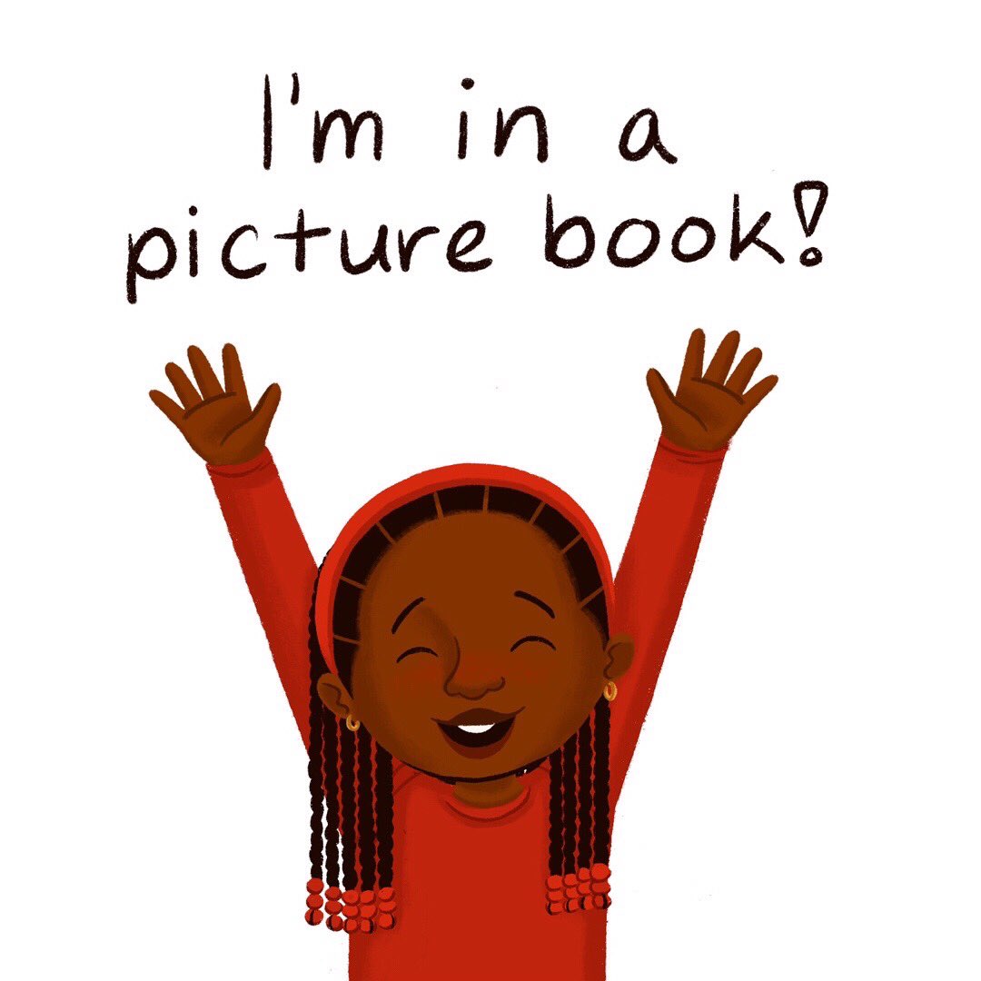 alleannaharris's tweet image. Zuri has news to share!! ❤️ #kidlitart