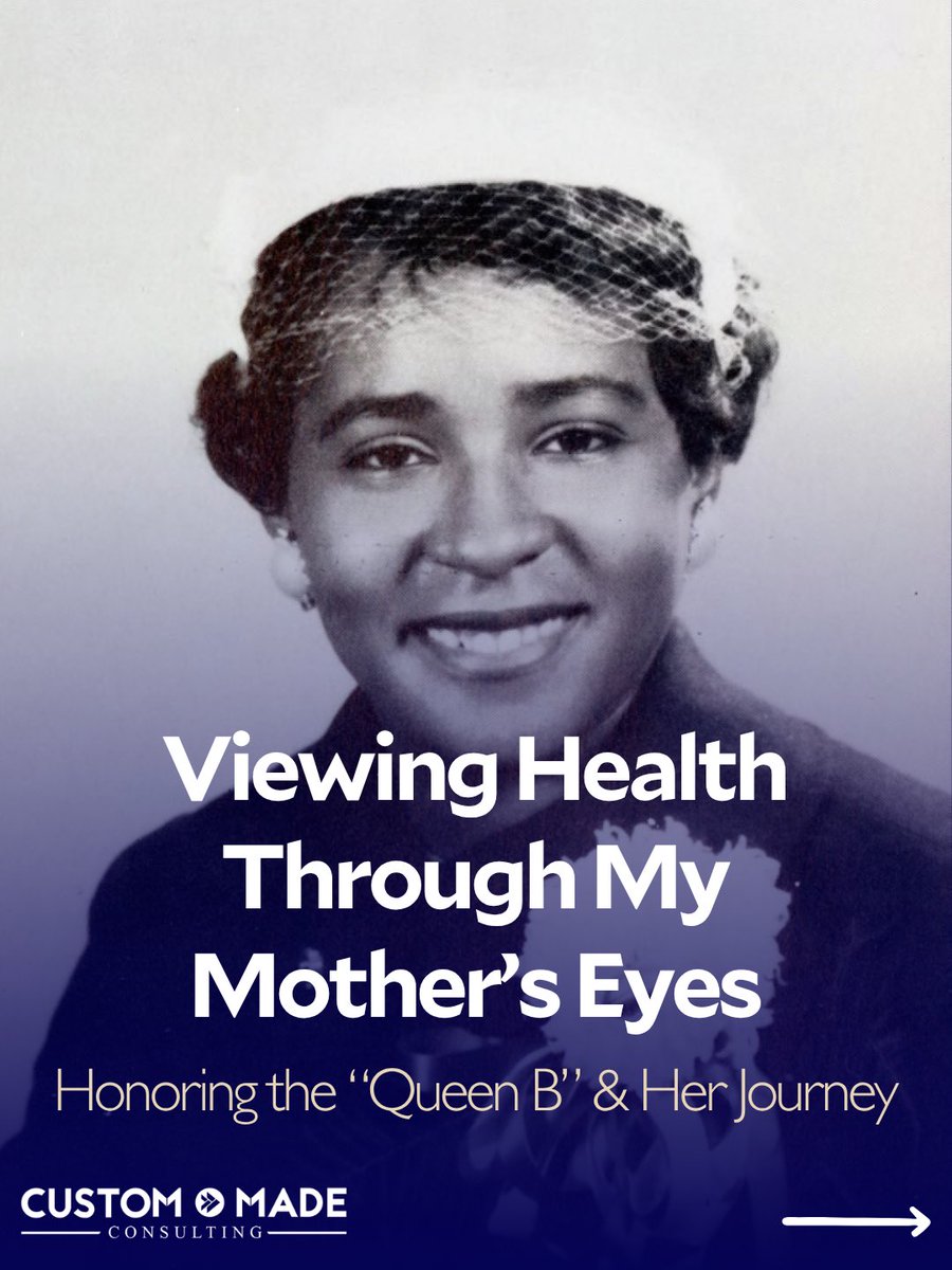MADE4uconsult's tweet image. History books have heroes, but the most profound leadership lives in our own stories 📖 My latest blog honors my "Queen B"—my mom—an everyday hero whose journey through health &amp;amp; leadership is a masterclass in grace.

Read the story for #WHM: custommadeconsulting.com/blog