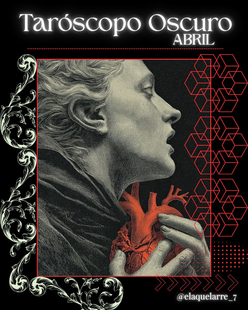 elaquelarre_7's tweet photo. 🜏 Taróscopo Oscuro ABRIL signo por signo. 🧵