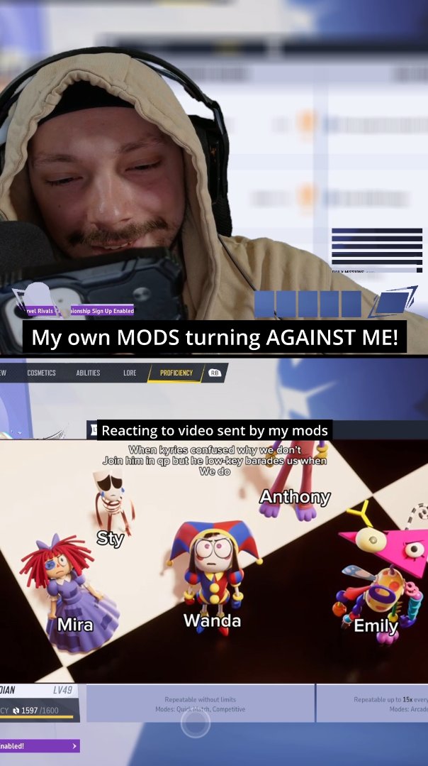AMkyrieG14's tweet photo. I have been BETRAYED by my own COMMUNITY! 

#marvelrivals #viewers 

https://t.co/fR5NXHeCBA via @YouTube https://t.co/CRgplwq35M