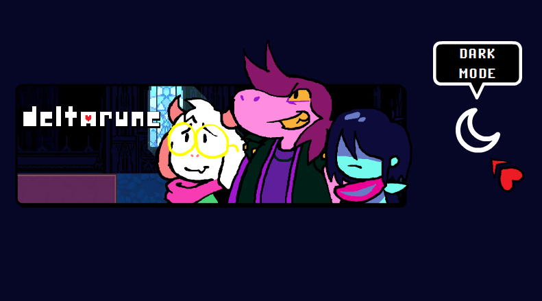 #DELTARUNE website idea