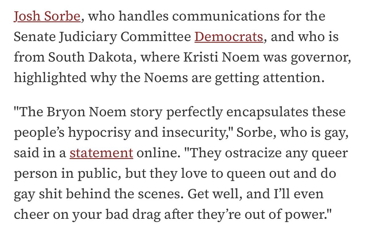 Sorbe, who is gay, said in a statement online