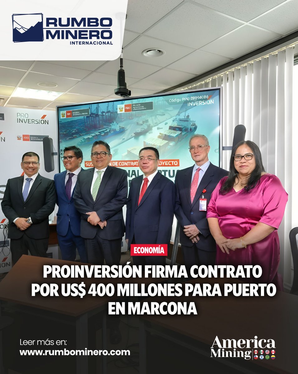 rumbominero's tweet photo. ⚓📈 Puerto de Marcona impulsará el sur.

👷‍♂️ 1,500 empleos
💰 Fondo S/ 290 millones

👉 https://t.co/x0DZlzSW0a

#Marcona #Puertos #Perú #Inversión #Desarrollo https://t.co/Xpkd8ZF6b3