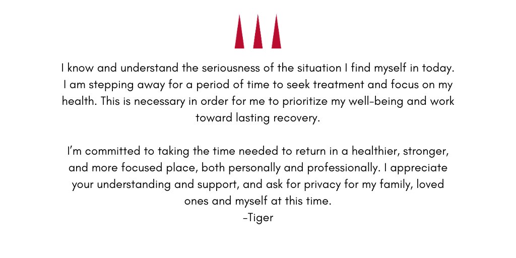 Tiger Woods tweet media