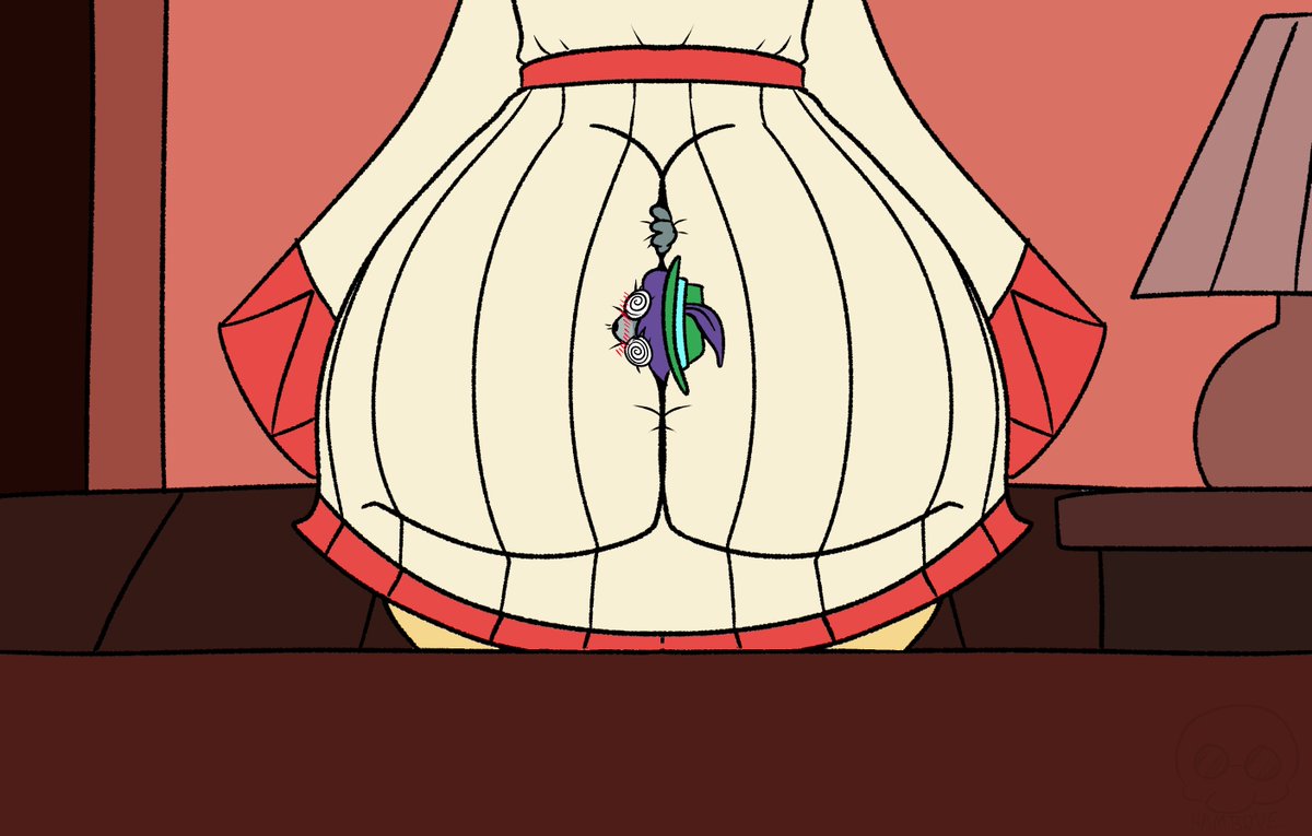 thathamb0ne's tweet photo. [ Art C0mmed By @dakota_voyles ! ]

It seems like even after she got home Ceroba didn't notice that mooch was there...

..The gas also seemed to follow her. https://t.co/dKeKcQPNMQ