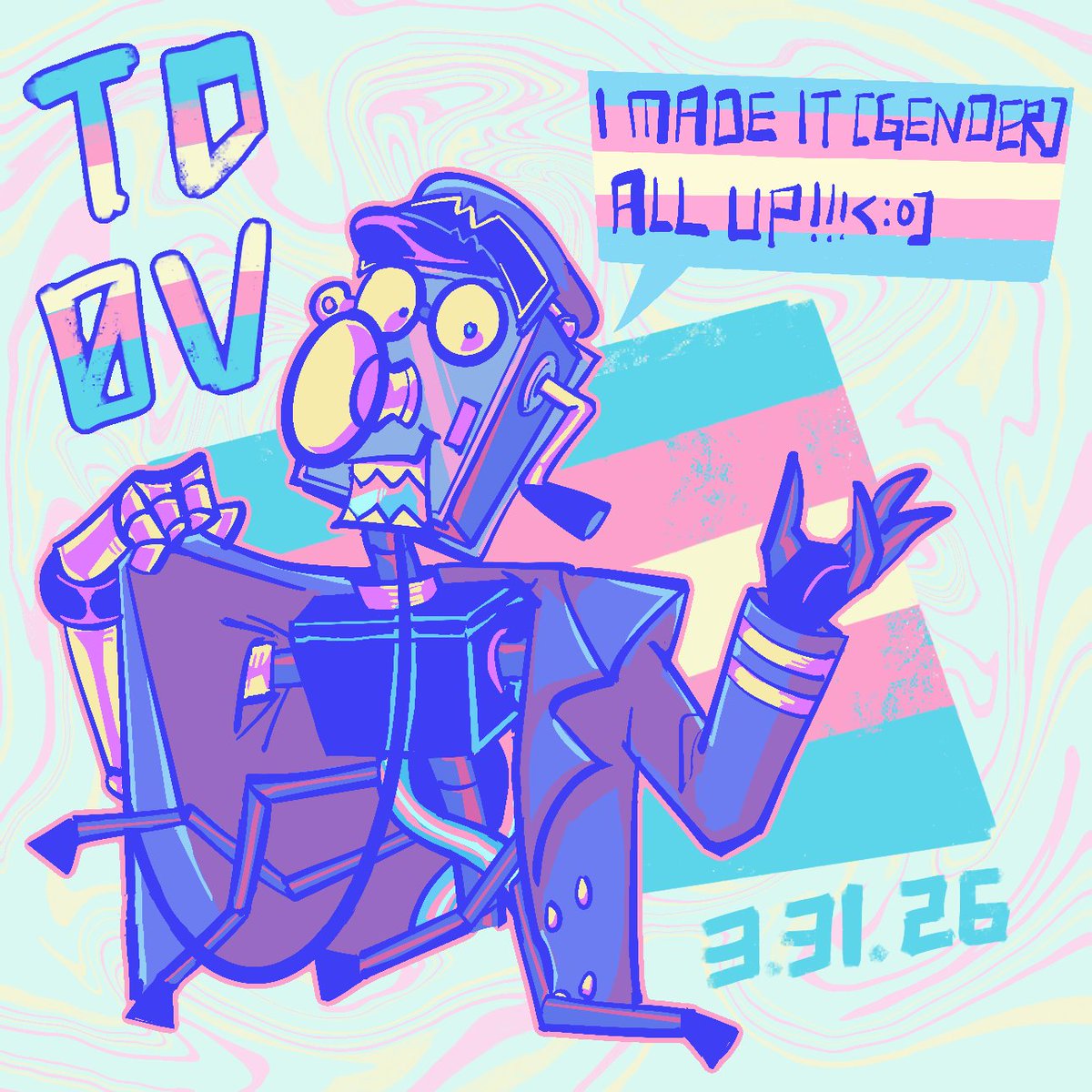 monicracar's tweet photo. A quick post for Trans Day of Visibility! The T in Tartar Sauce stands for testosterone! 
Each person's journeys are different, for me Tartar is how I found my own identity, so NEVER MADE FUN OF COMING OUT STORIES NO MATTER HOW RIDICULOUS IT SOUNDS LIKE!!! Support trans creators! https://t.co/AOQLzeIzLF