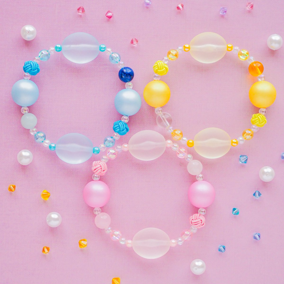 ちぃぷぅ水引アクセサリー🐟💓🎍🌈 tweet media