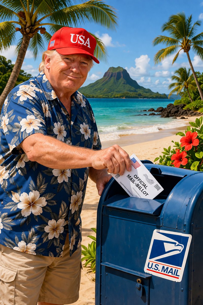 The Constitution of the United States of America gives STATES control of their elections, NOT THE PRESIDENT. 

But Cheater-in-Chief Donald Trump thinks he's bigger than our Constitution AND HE VOTED BY MAIL just last week! 

#TrumpVotedByMail and we have the right to do the same!