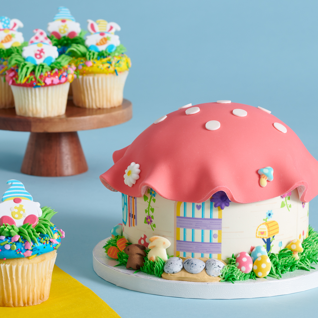 DecoPac's tweet photo. tiny gnome homes > traditional centerpieces 🍄💐

...because every spring table needs a little magic—and a little whimsy goes a long way 🌼✨ https://t.co/XZUF4YI7Mk