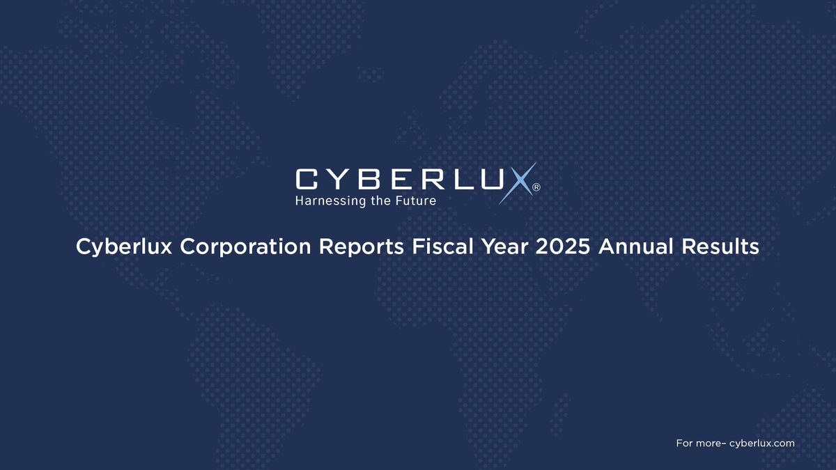 Cyberlux Corporation - $CYBL tweet media