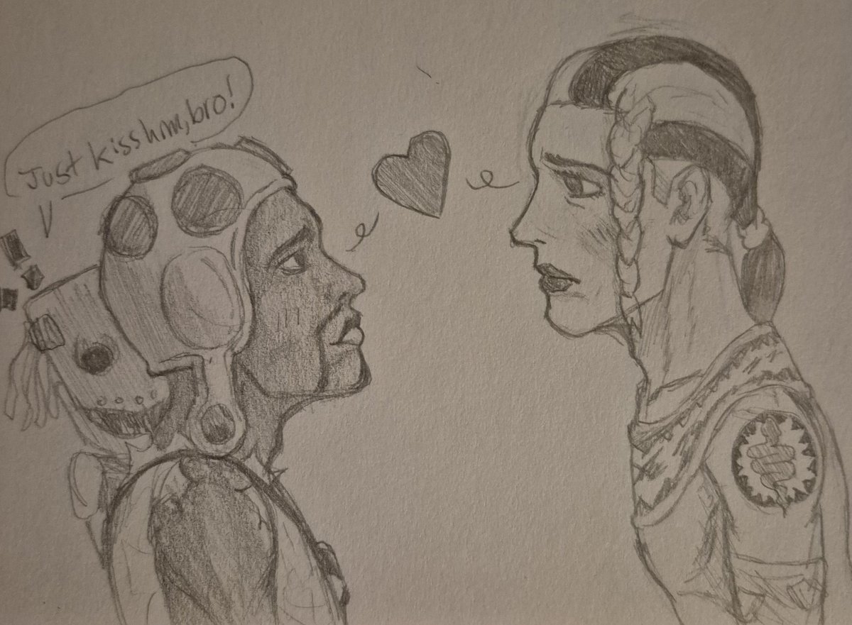 modernn__ink's tweet photo. How cute they both are 😳💗
#jojos #jjba #JojosBizarreAdventure #sbr
#pocoloco #soundman #sandman
#pocoman #soundloco #crazynoise https://t.co/sOXnGCcJst