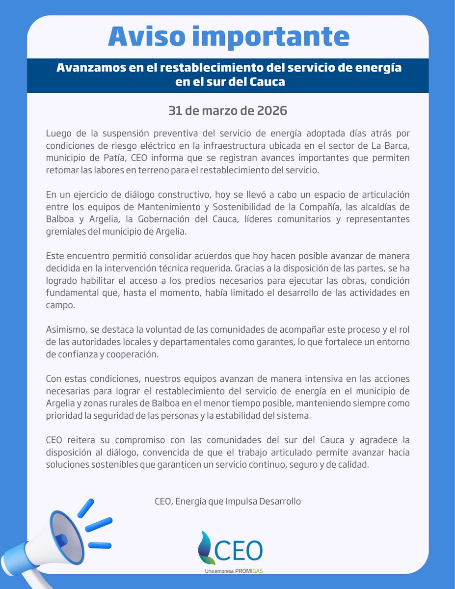 Sucesos Cauca tweet media