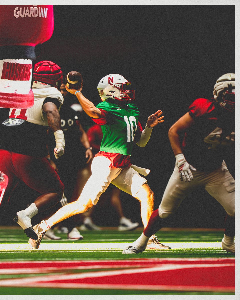 HuskerFootball's tweet photo. Spring photo recap pt. 2 📸 https://t.co/TywLghf2U7