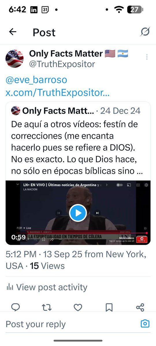 Milei's Informant tweet media